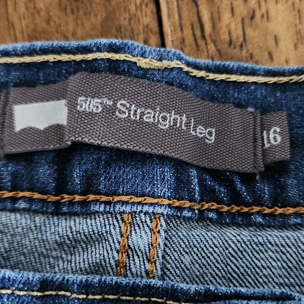 inventory reduction 30% off bundles Levi's 505 straight leg jeans size 16 - Picture 6 of 12